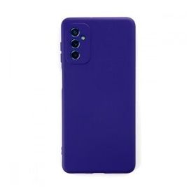 Newface Samsung Galaxy M52 5G Nano İçi Kadife Silikon Mor Cep Telefonu Kılıfı
