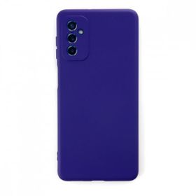 Newface Samsung Galaxy M52 5G Nano İçi Kadife Silikon Mor Cep Telefonu Kılıfı