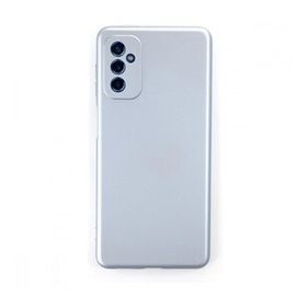 Newface Samsung Galaxy M52 5G Nano İçi Kadife Silikon Sky Blue Cep Telefonu Kılıfı