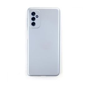 Newface Samsung Galaxy M52 5G Nano İçi Kadife Silikon Sky Blue Cep Telefonu Kılıfı