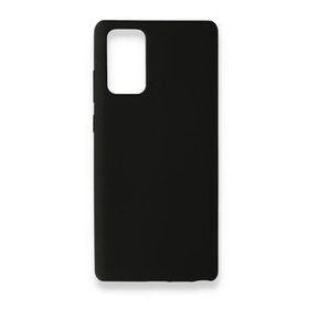 Newface Samsung Galaxy Note 20 Nano İçi Kadife Silikon Siyah Cep Telefonu Kılıfı
