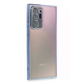 Newface Samsung Galaxy Note 20 Ultra Razer Lensli Silikon - Açık Mavi Kılıf