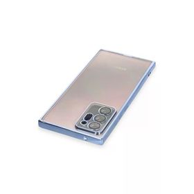 Newface Samsung Galaxy Note 20 Ultra Razer Lensli Silikon - Açık Mavi Kılıf