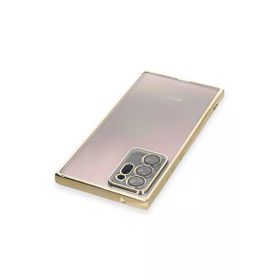 Newface Samsung Galaxy Note 20 Ultra Razer Lensli Silikon - Gold Kılıf