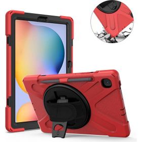Newface Samsung Galaxy P610 Tab S6 Lite 10.4 Amazing Tablet Kapak Kırmızı Kılıf