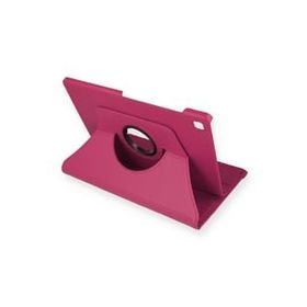 Newface Samsung Galaxy P610 Tab S6 Lite 10.4 Pembe 360 Tablet Deri Kılıf