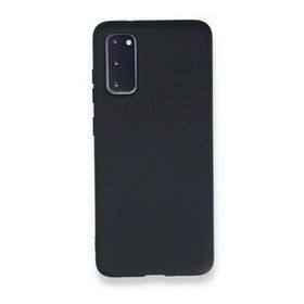 Newface Samsung Galaxy S20 Nano İçi Kadife Silikon Lacivert Cep Telefonu Kılıfı