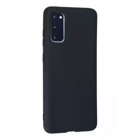 Newface Samsung Galaxy S20 Nano İçi Kadife Silikon - Lacivert Kılıf