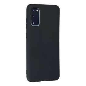 Newface Samsung Galaxy S20 Nano İçi Kadife Silikon - Lacivert Kılıf