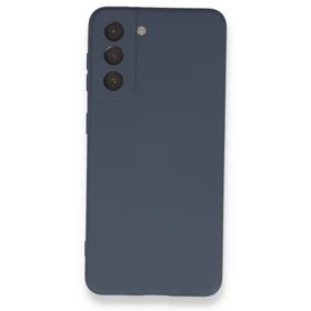 Newface Samsung Galaxy S21 Nano İçi Kadife Silikon Gri Cep Telefonu Kılıfı