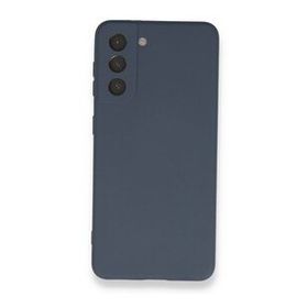 Newface Samsung Galaxy S21 Nano İçi Kadife Silikon Gri Cep Telefonu Kılıfı