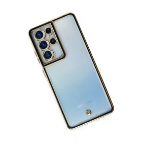 Newface Samsung Galaxy S21 Ultra Liva Lens Silikon - Siyah Kılıf