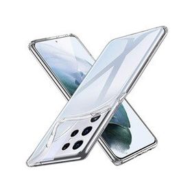 Newface Samsung Galaxy S21 Ultra Lüx Şeffaf Silikon Kılıf
