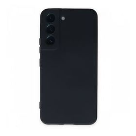 Newface Samsung Galaxy S22 Nano İçi Kadife Silikon Lacivert Cep Telefonu Kılıfı