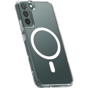 Newface Samsung Galaxy S22 Plus Magneticsafe Şeffaf Silikon - Şeffaf Kılıf