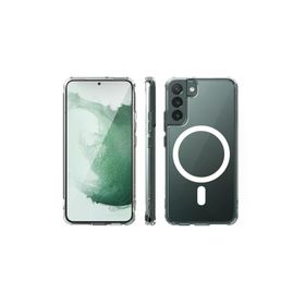 Newface Samsung Galaxy S22 Plus Magneticsafe Şeffaf Silikon - Şeffaf Kılıf