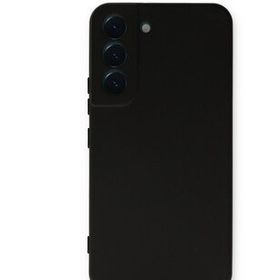 Newface Samsung Galaxy S22 Plus Nano İçi Kadife Silikon - Siyah Kılıf