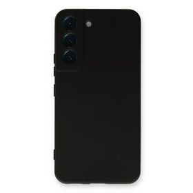 Newface Samsung Galaxy S22 Plus Nano İçi Kadife Silikon - Siyah Kılıf