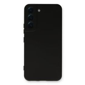 Newface Samsung Galaxy S22 Plus Nano İçi Kadife Silikon - Siyah Kılıf