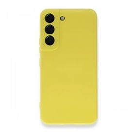 Newface Samsung Galaxy S22 Plus Nano İçi Kadife Silikon - Siyah Kılıf