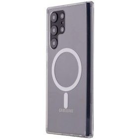 Newface Samsung Galaxy S22 Ultra Magneticsafe Şeffaf Silikon - Şeffaf Kılıf