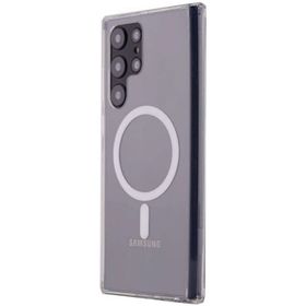 Newface Samsung Galaxy S22 Ultra Magneticsafe Şeffaf Silikon - Şeffaf Kılıf