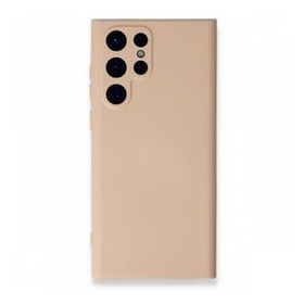 Newface Samsung Galaxy S22 Ultra Nano İçi Kadife Silikon Pudra Cep Telefonu Kılıfı