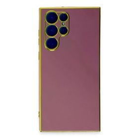 Newface Samsung Galaxy S22 Ultra Volet Silikon - Kırmızı Kılıf