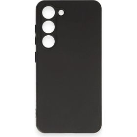Newface Samsung Galaxy S23 Plus First Silikon Siyah Cep Telefonu Kılıfı