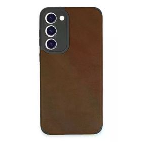Newface Samsung Galaxy S23 Plus Loop Deri Silikon - Kahverengi Kılıf