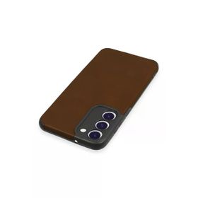 Newface Samsung Galaxy S23 Plus Loop Deri Silikon - Kahverengi Kılıf
