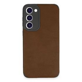 Newface Samsung Galaxy S23 Plus Loop Deri Silikon - Kahverengi Kılıf