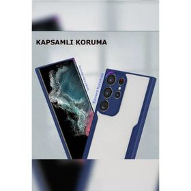 Newface Samsung Galaxy S23 Plus Platin Silikon - Lacivert Kılıf