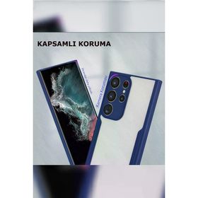 Newface Samsung Galaxy S23 Plus Platin Silikon - Lacivert Kılıf