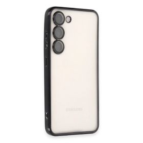 Newface Samsung Galaxy S23 Plus Razer Lensli Silikon - Siyah Kılıf