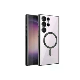 Newface Samsung Galaxy S23 Ultra Kross Magneticsafe Kapak - Siyah Kılıf