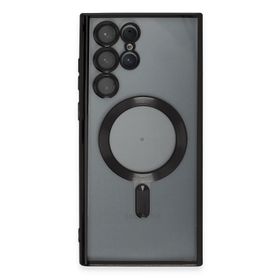 Newface Samsung Galaxy S23 Ultra Kross Magneticsafe Kapak - Siyah Kılıf