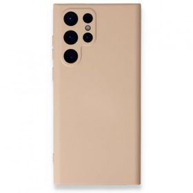 Newface Samsung Galaxy S23 Ultra Nano İçi Kadife Silikon Pudra Cep Telefonu Kılıfı