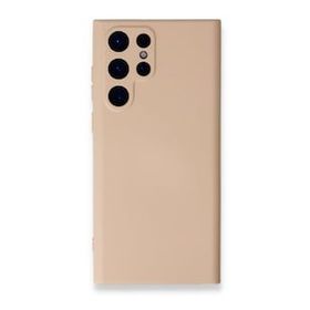 Newface Samsung Galaxy S23 Ultra Nano İçi Kadife Silikon Pudra Cep Telefonu Kılıfı