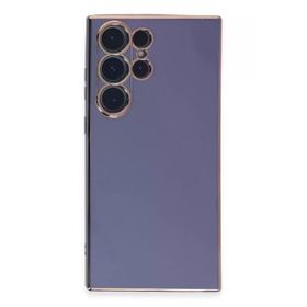 Newface Samsung Galaxy S23 Ultra Volet Silikon - Mavi Kılıf