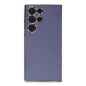 Newface Samsung Galaxy S23 Ultra Volet Silikon - Mavi Kılıf