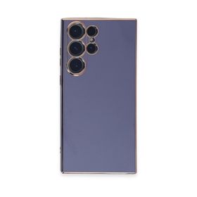 Newface Samsung Galaxy S23 Ultra Volet Silikon - Mavi Kılıf