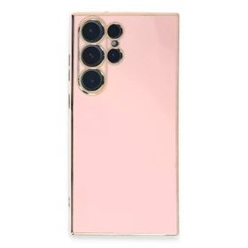 Newface Samsung Galaxy S23 Ultra Volet Silikon - Pembe Kılıf