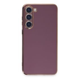 Newface Samsung Galaxy S23 Volet Silikon - Mor Kılıf