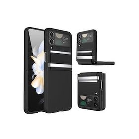 Newface Samsung Galaxy Z Flip 3 Belt Flip Kapak Siyah Cep Telefonu Kılıfı