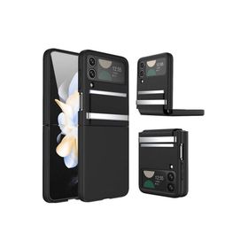 Newface Samsung Galaxy Z Flip 3 Belt Flip Kapak Siyah Cep Telefonu Kılıfı