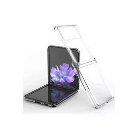 Newface Samsung Galaxy Z Flip 3 Fold TPU Silikon Şeffaf Cep Telefonu Kılıfı