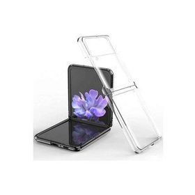 Newface Samsung Galaxy Z Flip 3 Fold TPU Silikon Şeffaf Cep Telefonu Kılıfı