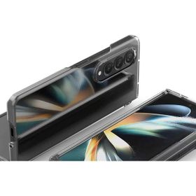 Newface Samsung Galaxy Z Fold 3 Fold TPU Silikon Şeffaf Cep Telefonu Kılıfı