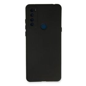 Newface TCL 20 SE First Silikon Siyah Cep Telefonu Kılıfı